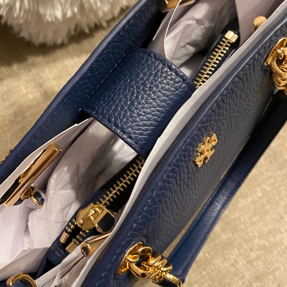 NEW Tory Burch Carter Small Tote - Blue - Picture 3 of 10